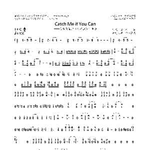 日 Catch Me if You Can_歌曲简谱_词曲:二宫爱 岩崎太整