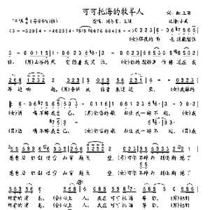 可可托海的牧羊人_歌曲简谱_词曲:王琪 王琪