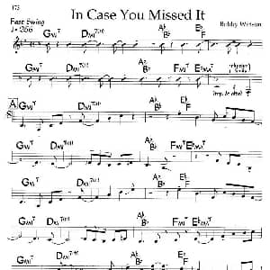 In Csse You Missed It 钢琴谱