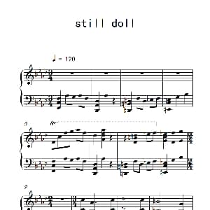 still doll 钢琴谱