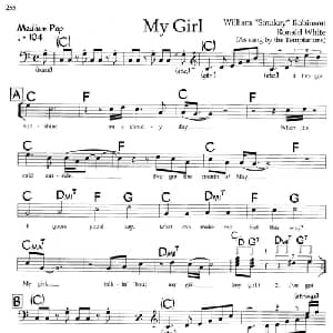 My Girl_外国歌谱