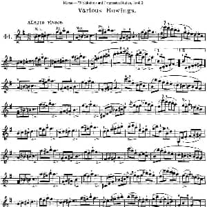 小提琴谱 | 马扎斯小提琴练习曲 Op.36 第二册 华丽练习曲 44