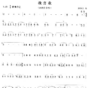 笛子谱 | 我喜欢 潘协庆