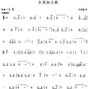 葫芦丝谱 | 乡间的小路 叶佳修