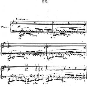 拉赫玛尼诺夫 音乐瞬间 Op.16 No.4 e小调 钢琴谱 拉赫玛尼诺夫