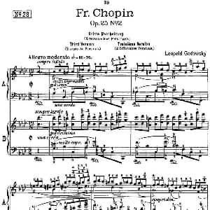 53首改编练习曲 钢琴谱 里奥鲍尔德 戈多夫斯基