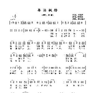 再泊枫桥_歌谱投稿_词曲:王强进 陈效苏
