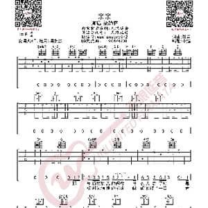 梁静茹 亲亲 吉他谱_歌曲简谱