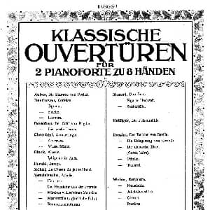 Ein Sommernachtstraum Overture Op.21 钢琴谱 菲利克斯 门德尔松 巴托尔迪