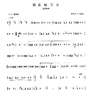 春城节日 板胡曲集第五级