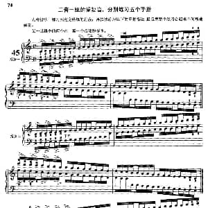 哈农钢琴练指法 钢琴谱 查尔斯 路易斯 哈农