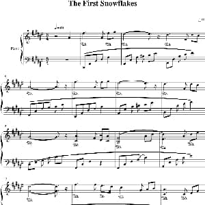 The First Snowflakes 钢琴谱 班得瑞