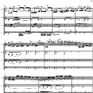 小提琴谱 | String Quartet nr.18 in E minor E小调弦乐四重奏 P31 45 托马西