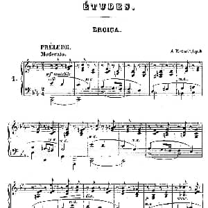 Douze Etudes de Salon Op.5 钢琴谱 阿道夫 冯 亨赛尔特