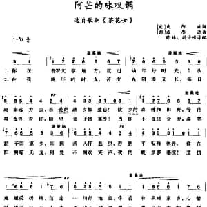 阿芒的咏叹调 _外国歌谱_词曲: 意 皮阿威词 苗林 刘诗嵘译配 意 威尔迪