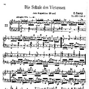 School of the Virtuoso Op.365 钢琴谱 卡尔 车尔尼