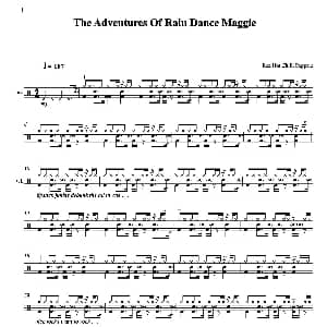 The Adventures Of Rain Dance Maggie 鼓谱