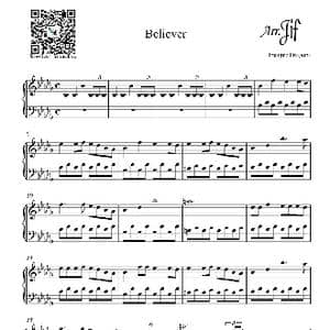 Believer_歌谱投稿