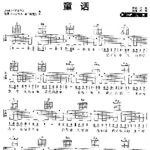 童话 吉他谱 光良 光良