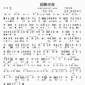 盾牌青春_歌曲简谱