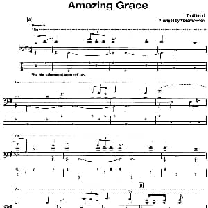AMAZING GRACE 吉他谱 Victor Wooten