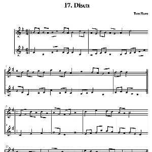 小提琴谱 | Disen 简易二重奏 Tom Horn 霍恩 汤姆