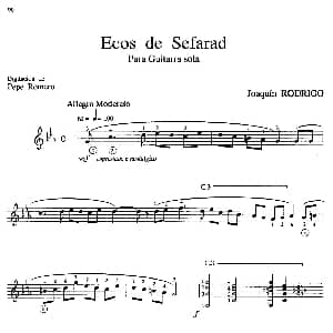 Joaquin Rodrigo Music for Guitar 吉他谱 Joaquín Rodrigo