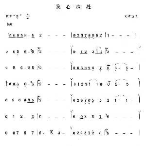 笛子谱 | 我心深处 刘家昌