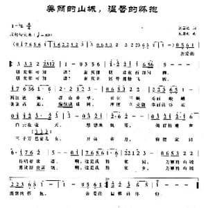 美丽的山城温馨的怀抱_歌谱投稿_词曲:张昌达 包国瑛