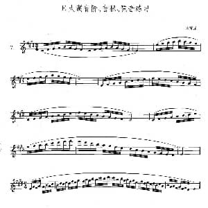 萨克斯谱 | 萨克斯练习曲合集 4—7 E大调音阶 音程 琶音练习 王清泉