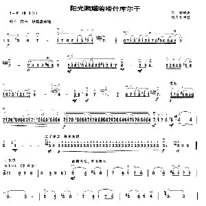 二胡谱 | 阳光照耀着塔什库尔干