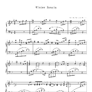 Winter Sonata 钢琴谱