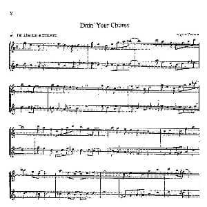 萨克斯谱 | 16首爵士二重奏 Doin'Your Chores