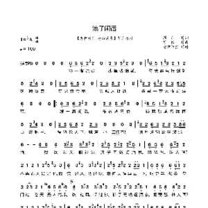 浪子闲话简谱_歌谱投稿_词曲:周仁 花僮