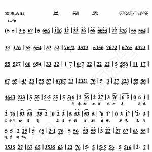 京东大鼓 星期天_歌曲简谱_词曲:暂无 恒流星制谱