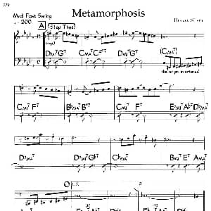 Metamorphosis 钢琴谱