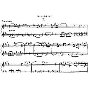 长笛曲谱 | 斯塔米茨二重奏长笛练习曲Op.27 No.2 Stamitz 斯塔米茨