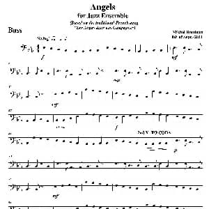 Angels for Jazz Ensemble 贝司分谱
