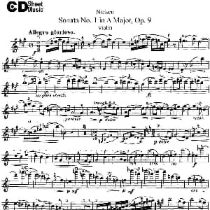 小提琴谱 | Violin Sonata No.1 in A Major Op.9