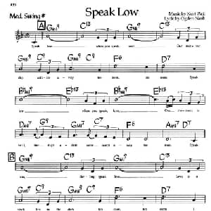 Speak Low_外国歌谱