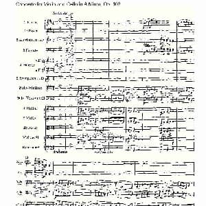 A小调小提琴与大提琴协奏曲, Op.102第二乐章