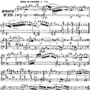 海顿 钢琴奏鸣曲 Hob XVI 48 in C major 钢琴谱 海顿