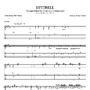 tommy emmanuel luttrell 吉他谱