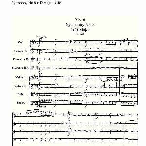 Symphony No.8 in D Major, K.48 D大调第八交响曲K.48