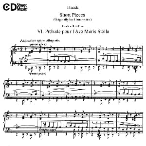 18 Short Pieces 钢琴谱 赛扎尔 弗兰克