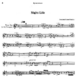 萨克斯谱 | Night Life 布伦茨 伦道夫 Boots Randolph