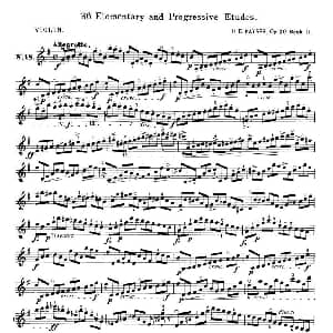 小提琴谱 | 开塞 KAYSER 36首小提琴练习曲之18