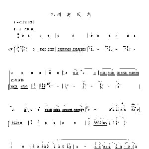 二胡谱 | 洞庭风光 二胡独奏 扬琴伴奏 唐镜前编曲