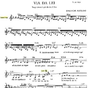 手风琴谱 | VIA DA LEI