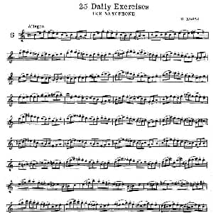 萨克斯谱 | klose 25首萨克斯练习曲 6